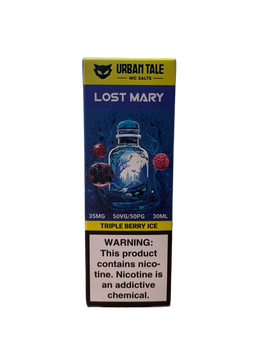 Urban Tales - Lost Mary Triple Berry Ice Nic Salt 30ml Bottle