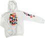 Hazel Sky - Hoodie - White Art Deco