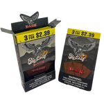 Big Leaf - Natural Tobacco Wrap 3ct 10Pk Display