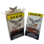 Big Leaf - Natural Tobacco Wrap 3ct 10Pk Display