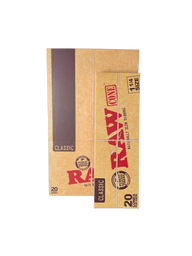 Raw - 1 1/4 Size Pre-Roll 20pc 12pk Display