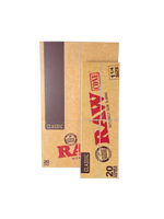 Raw - 1 1/4 Size Pre-Roll 20pc 12pk Display