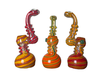 SkyGlass - Dual Swirl Bubbler