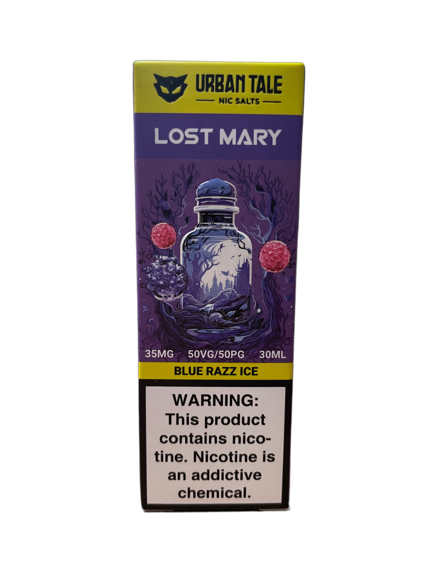 Urban Tales - Lost Mary Blue Razz Ice Nic Salt 30ml Bottle