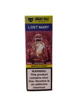 Urban Tales - Lost Mary Grapple Peach Nic Salt 30ml Bottle