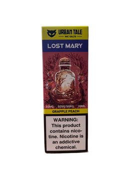 Urban Tales - Lost Mary Grapple Peach Nic Salt 30ml Bottle