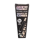 GRAV®- Tall Kings 109mm Quartz Tip Cones, 3pc- 16 Pack POP Display