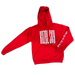 Hazel Sky - Hoodie - Red (Bold Text)