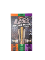 Black Bunker - (Box of 5) 3pk THC-A Pre-Rolls