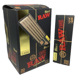 Raw - Pre-Rolled Cones 20ct - 12pk Display