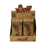 Raw - Pre-Rolled Paper Tips 100ct Tin 6pk Display