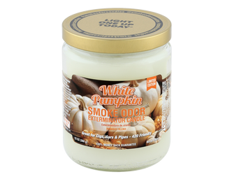 Smoke Odor - Candle 13oz Jar - White Pumpkin