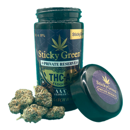 Sticky Green - Private Reserve 3.5gm Flower THC-A Jar