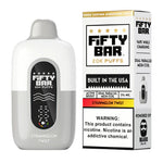 Fifty Bar - V2 White Series 20k Puff Disposable 5pk Display