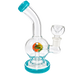 Skyglass - 5" Globe Multi-Color Perc Water Pipe