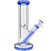 Skyglass - 10" 9mm Color Accented Straight Tube w/ Color Bowl and Downstem