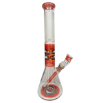 Augy's Glass Works - 17 Inch Custom Fully Worked Beaker