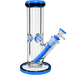 Skyglass - 10" 9mm Color Accented Straight Tube w/ Color Bowl and Downstem