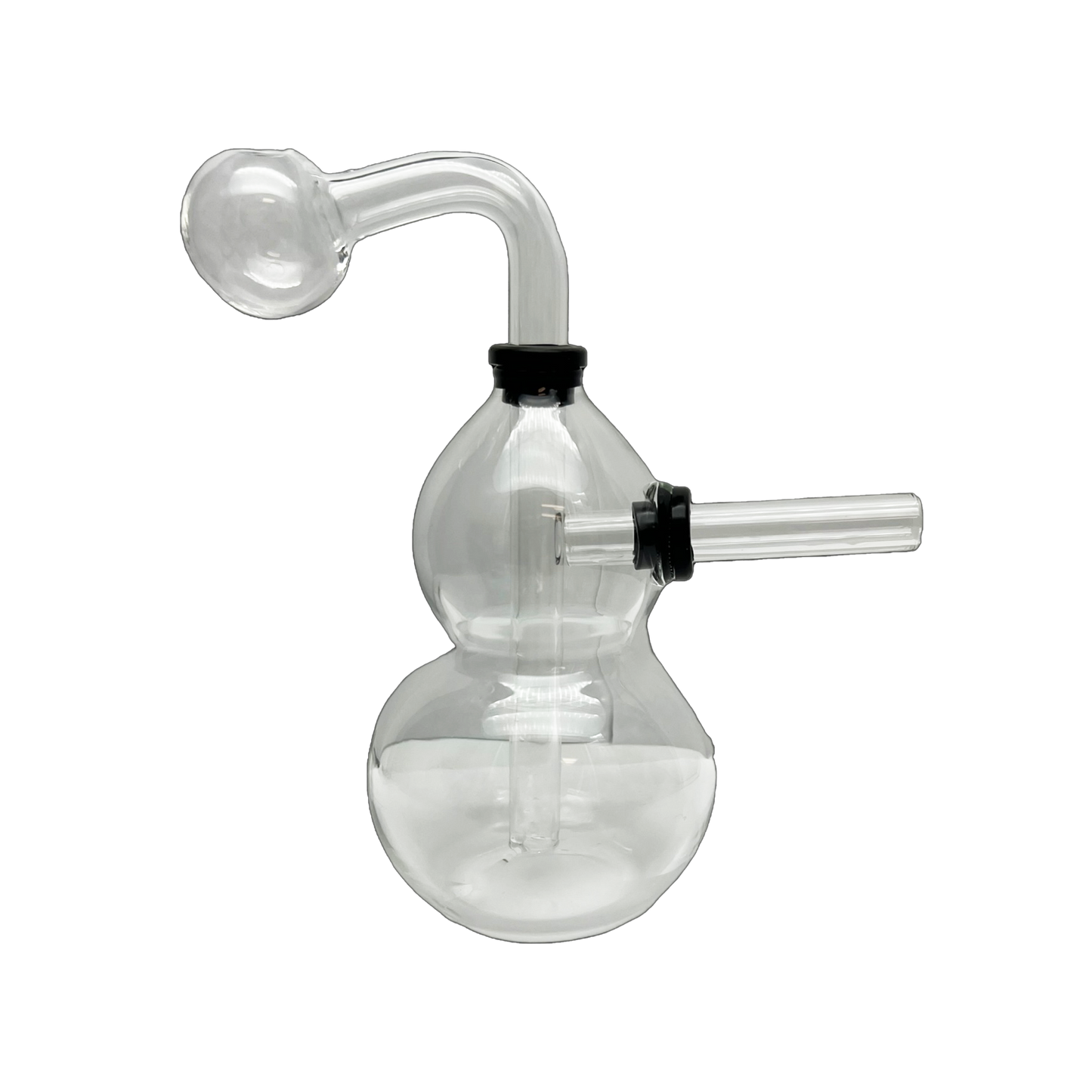 Babu Glass -Double Bubble Oil Burner Waterpipe