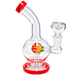 Skyglass - 5" Globe Multi-Color Perc Water Pipe