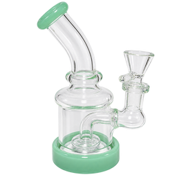 Skyglass - 5" Color Accented Donut Perc Rig