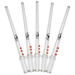 SkyGlass - 8" Thin Honey Straw w/Dots 5pk