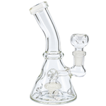 Skyglass - 6" Color Accented Perc Beaker w/ Indents