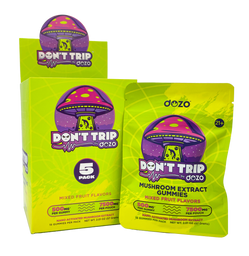 Dozo - "Dont Trip" Mushroom Gummies (5ct Box) - 7500mg per Pouch