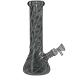Skyglass - 10in Full Color Twisted Beaker