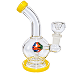 Skyglass - 5" Globe Multi-Color Perc Water Pipe