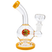 Skyglass - 5" Globe Multi-Color Perc Water Pipe