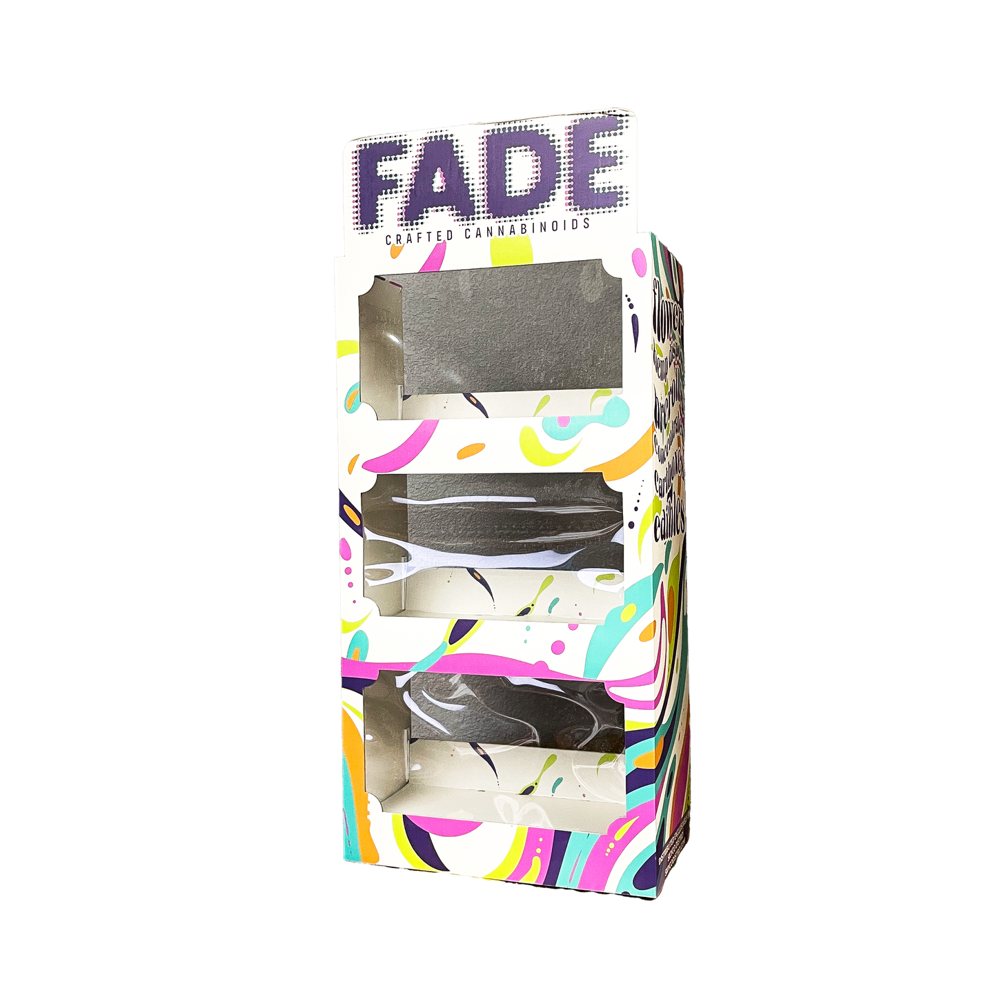 FADE 3-tier tabletop display stand