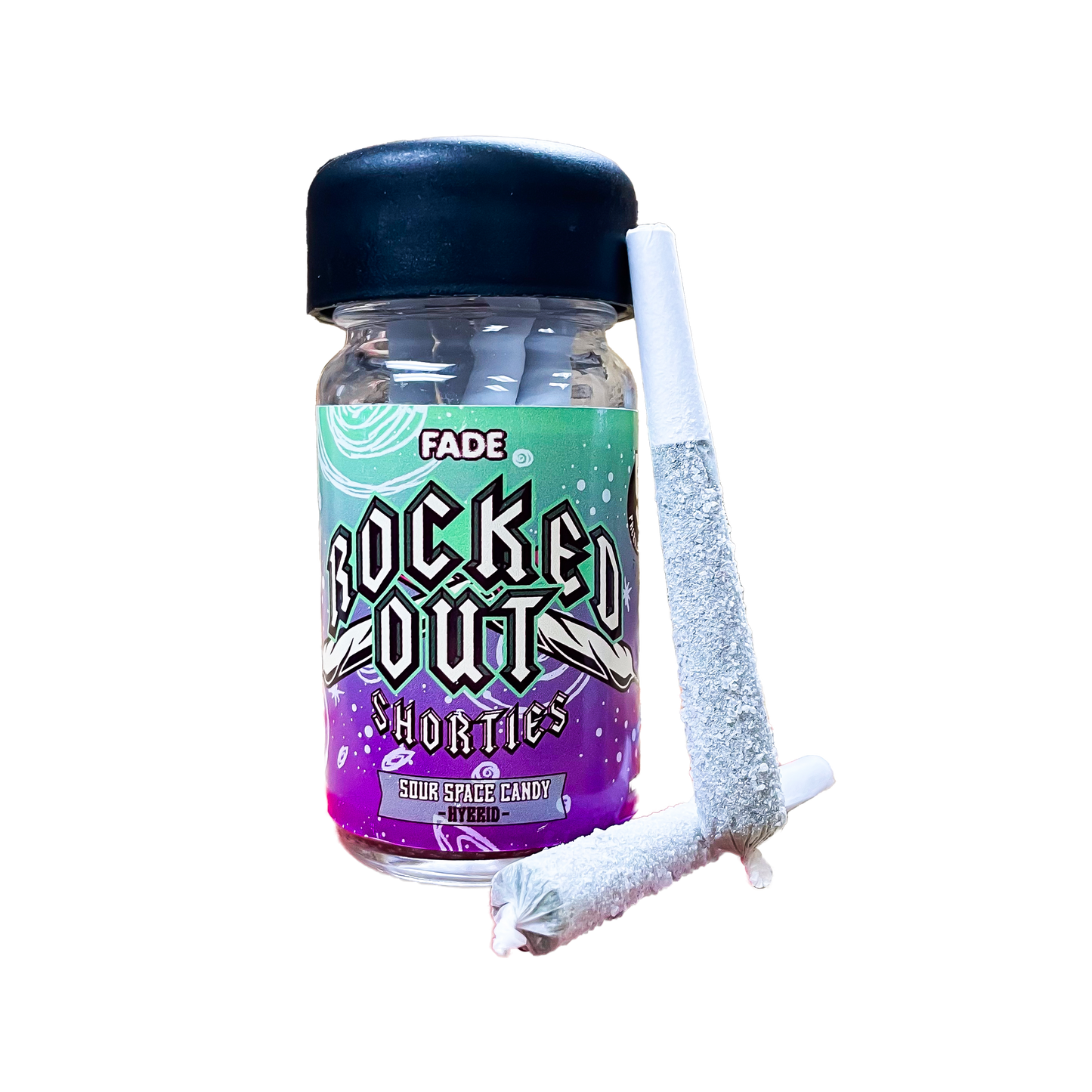 FADE Shorties - Rocked Out -  Diamond Covered Prerolls 5pk