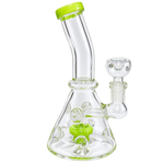 Skyglass - 6" Color Accented Perc Beaker w/ Indents