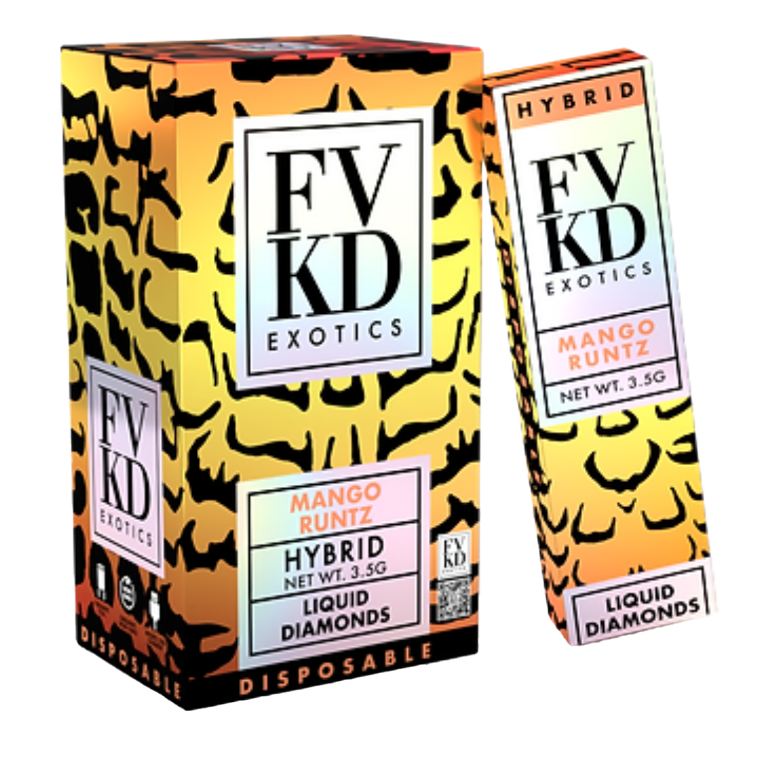 FVKD - Liquid Diamonds Disposable 6pk Display