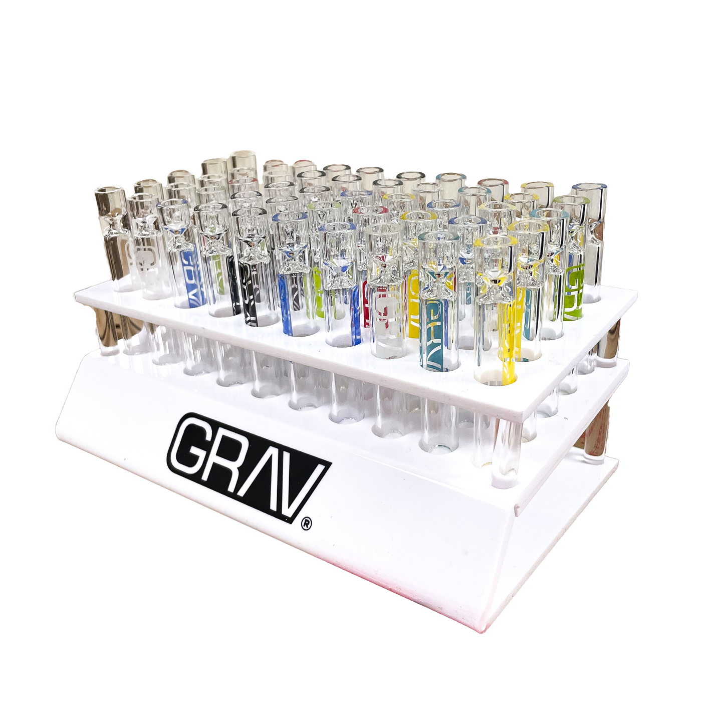 Grav - 12mm Clear Taster 100pk Display