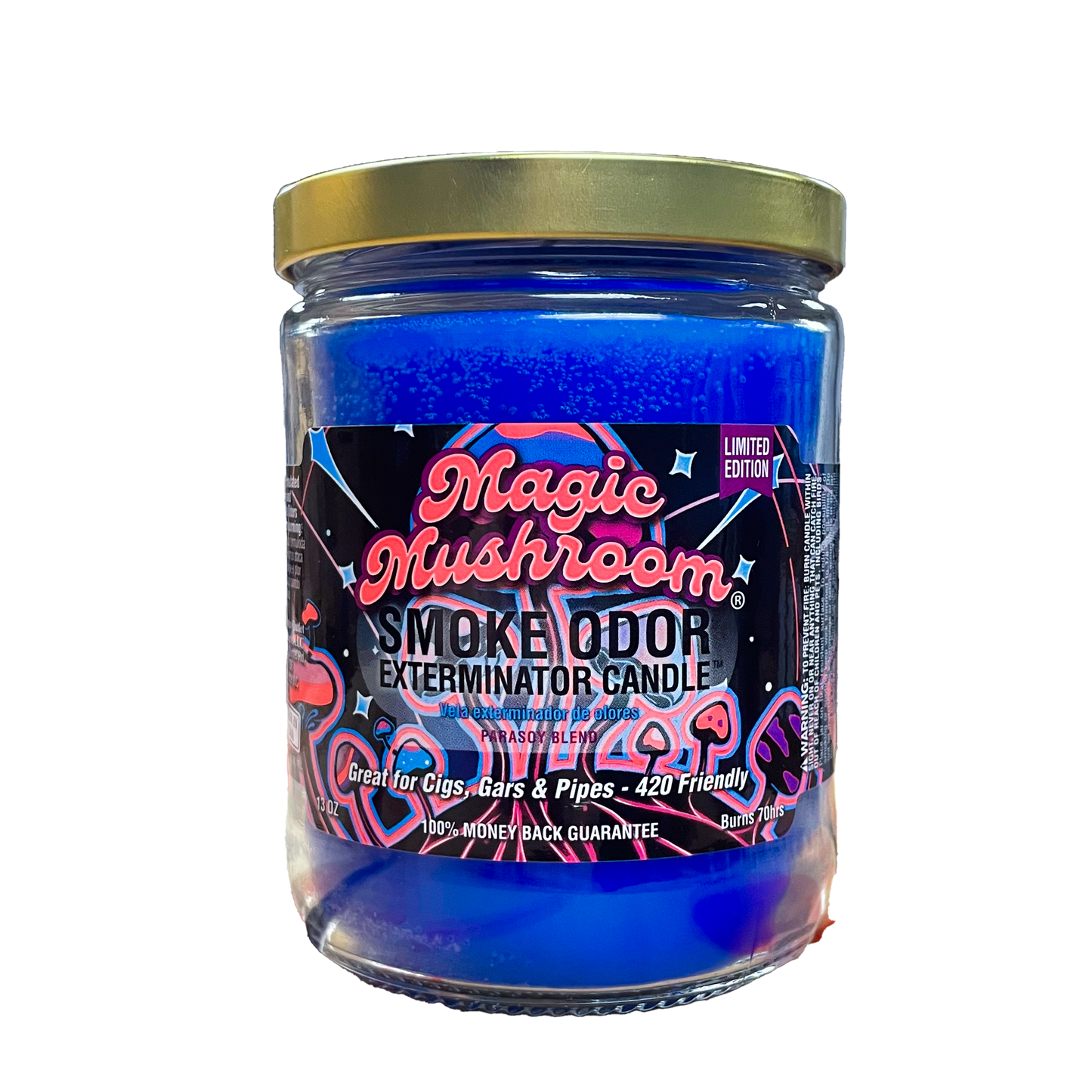 Smoke Odor Candle 13oz Jar - Magic Mushroom