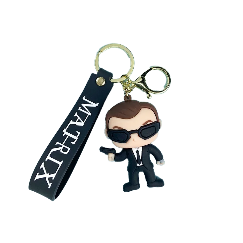 Movie Silicon Character Keychain Asst.