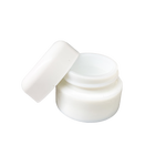 MJ Packaging - White 9ml Glass Jar w/Lid