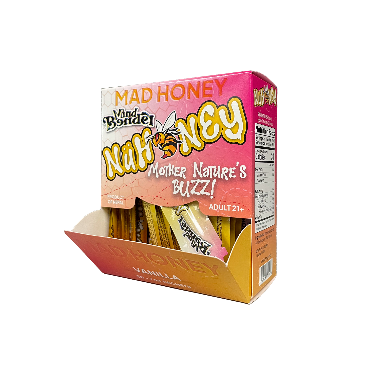 NuHoney - Mad Honey 50ct Box