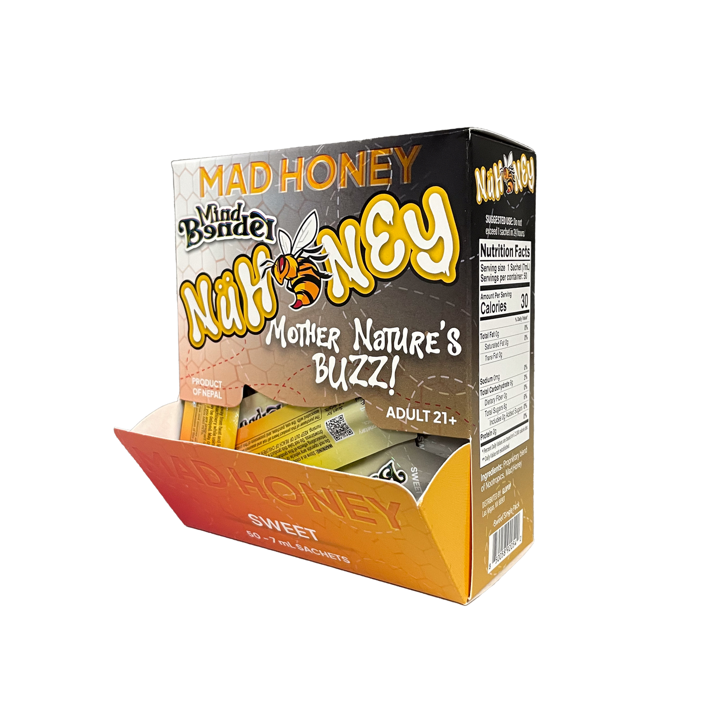 NuHoney - Mad Honey 50ct Box