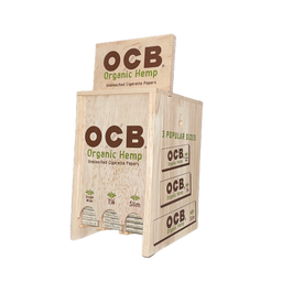 OCB Organic Hemp Wood Box Display