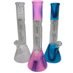 Skyglass - Dual Perc Beaker w/n Pull Bowl Asst. Color Pattern