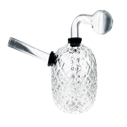 SkyGlass - Clear Pineapple Oil Burner Water Pipe