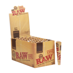 Raw - Cones 1 1/4 6pk 32ct Display