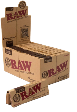 Raw - Connoisseur Papers + Tips 24pk Display