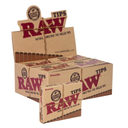 Raw - Pre-Rolled Paper Tips 20pk Display