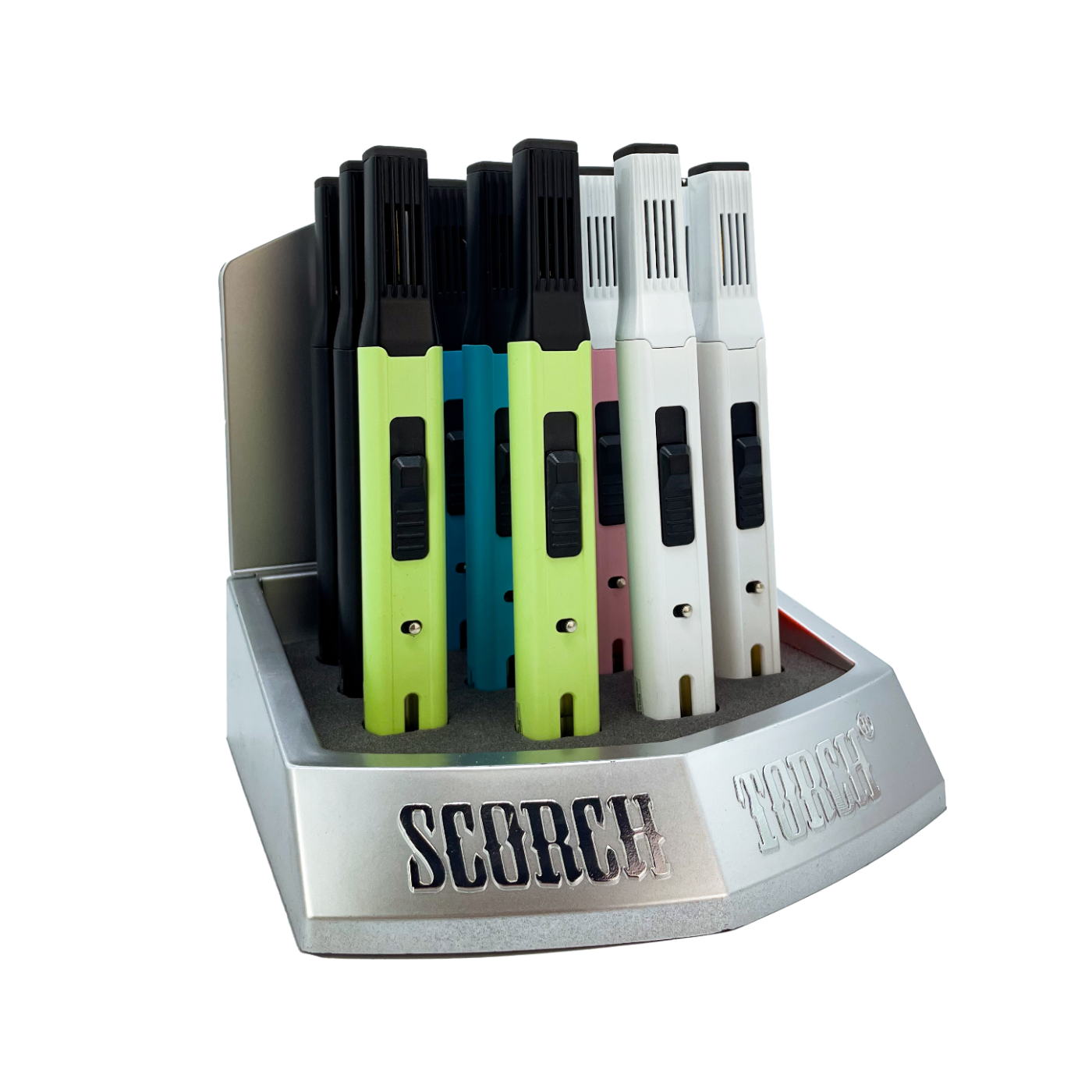 Scorch Torch - Pencil Torch w/Hold Button & Screen 12pk Display