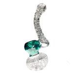 SkyGlass - 6" Engraved Circles Bubbler