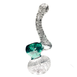 SkyGlass - 6" Engraved Circles Bubbler